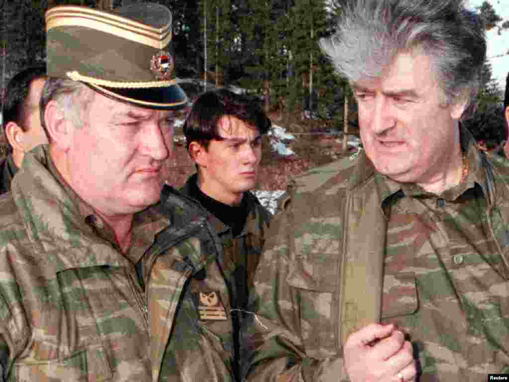 1995. Mladicvə Radovan Karadzic Vlasic dağlarında.