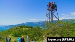 Смотровая вышка в Верхней Массандре