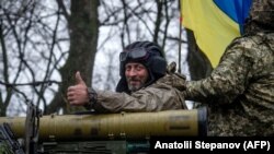 Украинские военнослужащие в зоне боевых действий в Харьковской области. Фото пресс-службы Сухопутных войск Украины, 19 апреля 2022 года