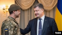 Petro Poroshenko və Andriy Hrechanov