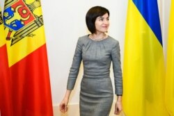 Мая Санду, тодішній прем’єр-міністро Молдови, під час візиту до України. Київ, 11 липня 2019 року