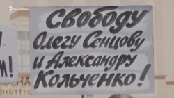 «Спасите Сенцова!»: В Чехии прошла акция в поддержку политузника (видео)