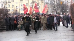 Крымские морпехи приехали в Киев отметить профессиональный праздник и вспомнить погибших (видео)