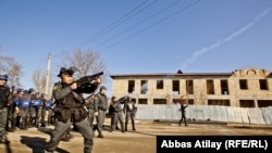 Azerbaijan - protest in Ismayilli, 25Jan2013