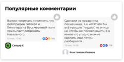 Комментарии читателей новости на сайте РИА о следствии по делу БПР демонстрируют две точки зрения