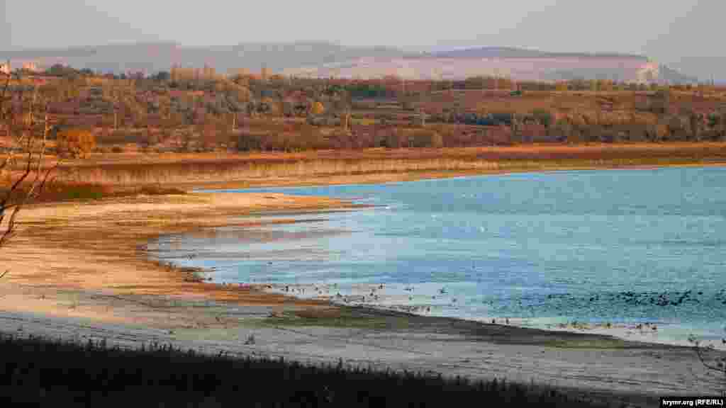 Из-за&nbsp;сильной засухи&nbsp;и отсутствия осадков Альминское водохранилище стало стремительно уменьшаться. Детальнее смотрите в фотогалерее Крым.Реалии