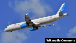 Airbus A321 в ливрее авиакомпании Metrojet