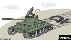 Политическая карикатура Евгении Олейник