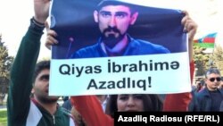 Qiyas İbrahimova azadlıq şüarı, 8aprel17